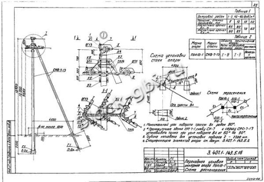 Переходная угловая анкерная опора ПУА10-2 Переходная угловая анкерная опора ПУА10-2