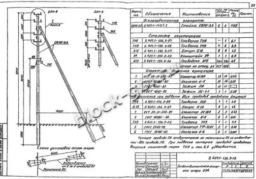 Ответвительная анкерная опора ОА4 Ответвительная анкерная опора ОА4