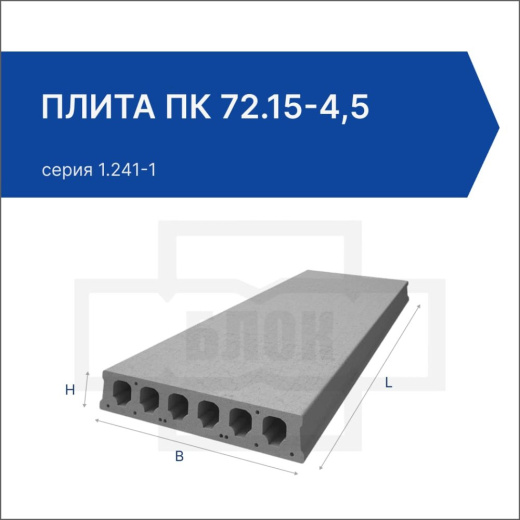 Плита ПК 72.15-4,5