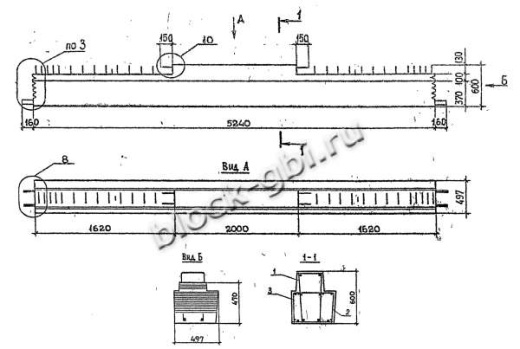 Ригель 1Р 6.2.53-2