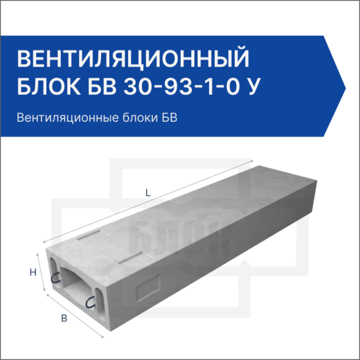 Вентиляционный блок БВ 30-93-1-0 у