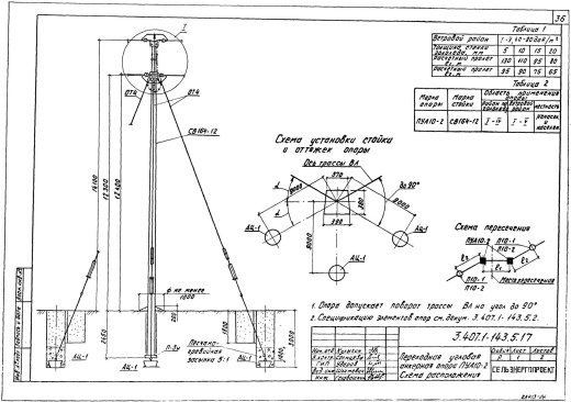 Переходная угловая анкерная опора ПУА10-2 Переходная угловая анкерная опора ПУА10-2