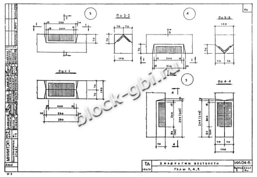 Диафрагма жесткости ВЦ-28-28