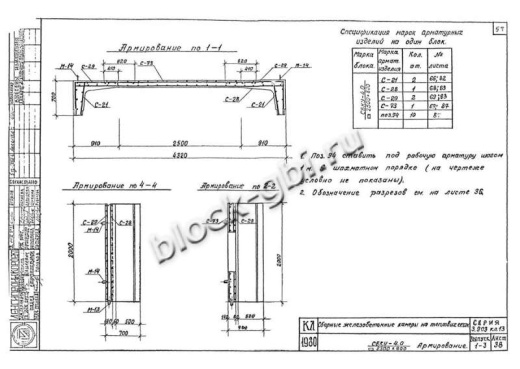 Средний блок камеры тепловой СБКУ 4.0 2500х800