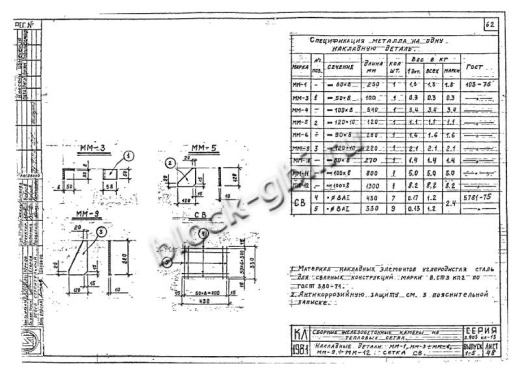 Камера тепловая футерованная ТК 2.6-2.6-4-фут
