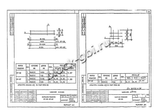 Диафрагма жесткости 1ДП 26.36