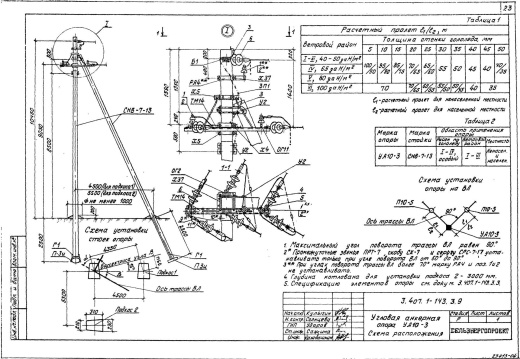 Угловая анкерная опора УА10-3 Угловая анкерная опора УА10-3