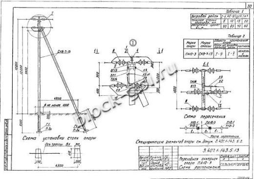 Переходная анкерная опора ПА10-3 Переходная анкерная опора ПА10-3