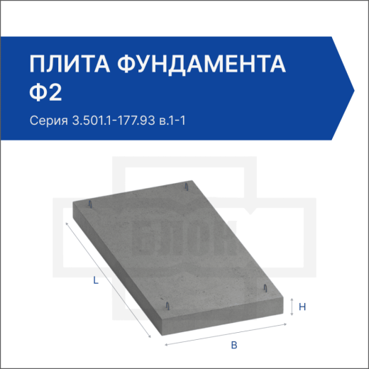 Плита фундамента Ф2 Плита фундамента Ф2