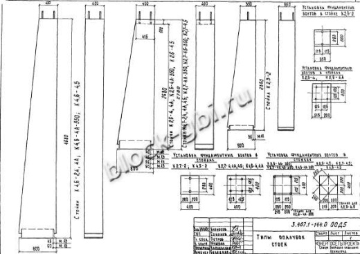 Фундамент Ф2.7х4.5-А5