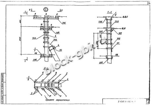 Переходная угловая анкерная опора ПУА4 Переходная угловая анкерная опора ПУА4