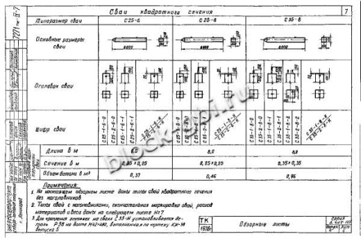 Свая С 25-1-6-Н