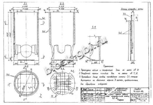 Колодец футерованный КЛ-12-фут Колодец футерованный КЛ-12-фут